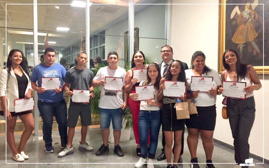 SINDALESC E AFALESC realizam a 2ª edição do Curso de Informática – Educação de Jovens para o Mercado de Trabalho em parceria com a ACAM