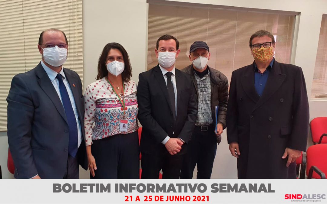 Boletim Informativo Semanal (21 a 25/06/21)