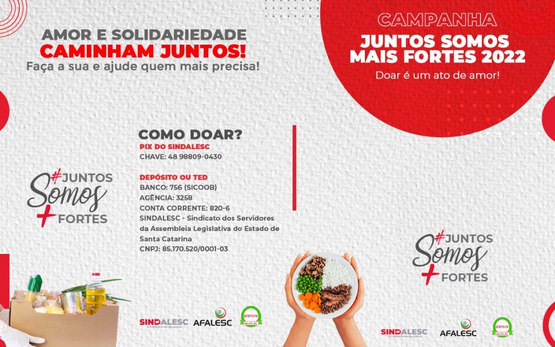 Amor e solidariedade caminham juntos⠀